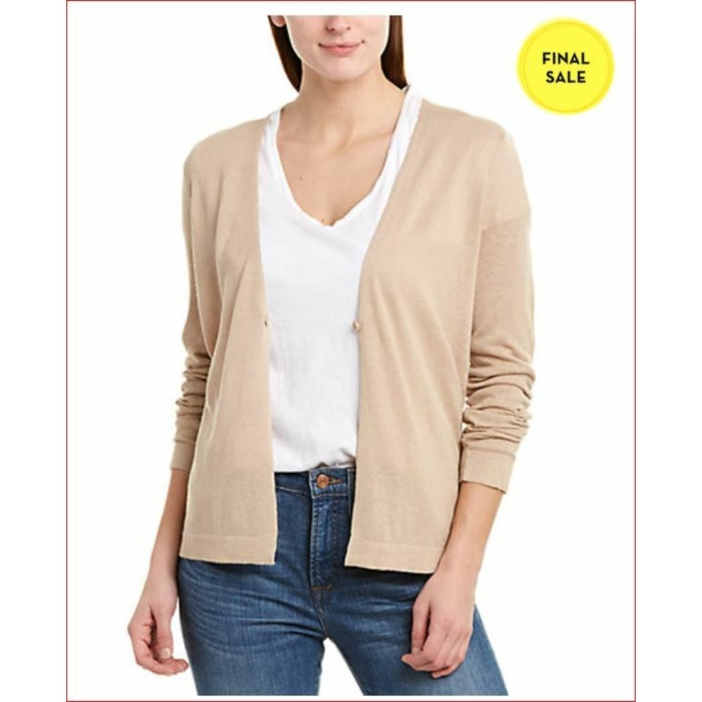 BCBGMaxazria women sweater cardigan EYX4244742-968 072019 tan sz M $138